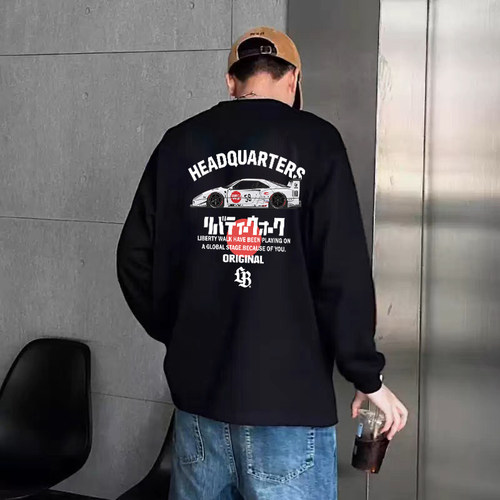 LIBERTYWALK改装车美式长袖T恤