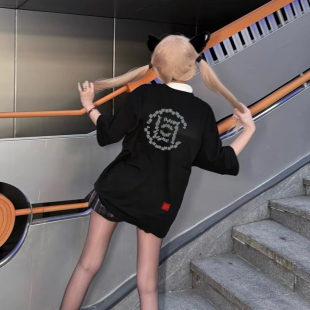 Logo Shirt 陈冠希主理男女情侣美式 T恤 CLOT 短袖 Reflective