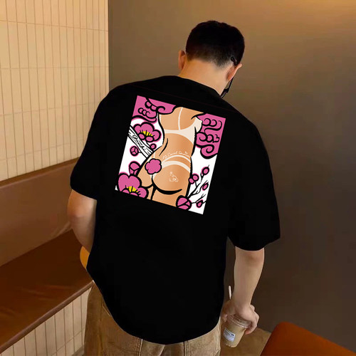 #FR2男女情侣美式复古短袖T恤