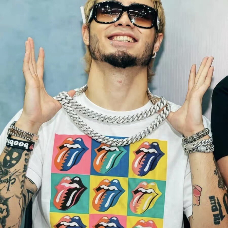 偷米同款YUNGTRAPLIFE 26S THOME KT2巡演周边说唱大舌头短袖T恤