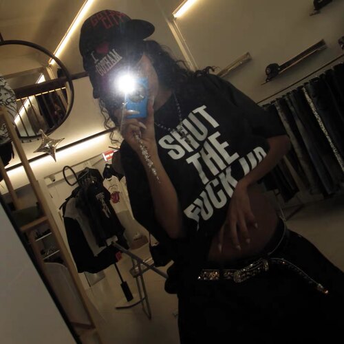 NUMBER(N)联名款闭嘴标语短袖T恤