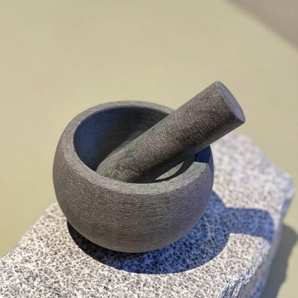 纯天然石头蒜臼子捣蒜器原石蒜泥器研磨钵擂钵石臼家用蒜臼新款