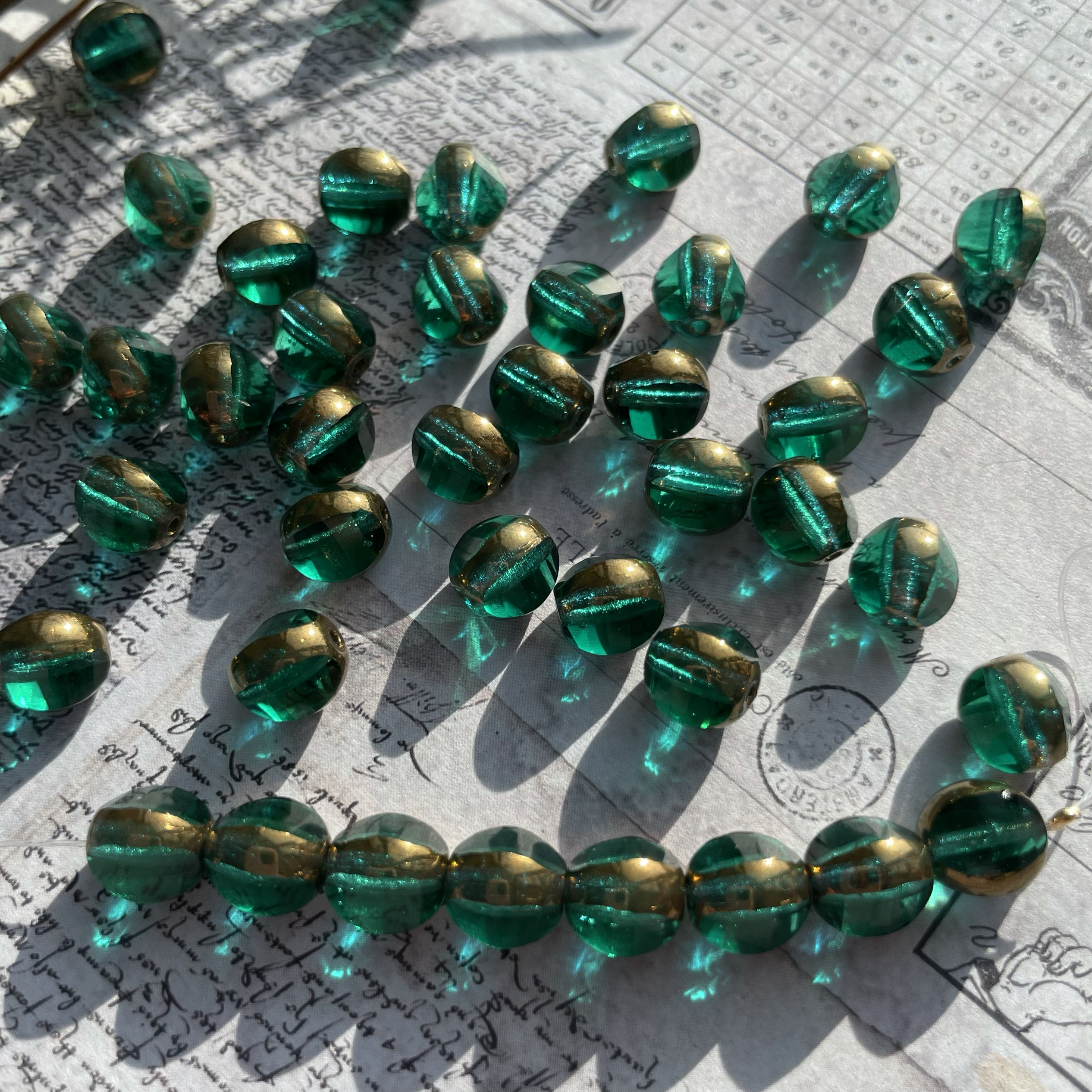 捷克进口三面切面珠8mmDIY串珠手工手作项链手链吊坠饰品配件