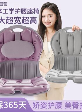日本进口护腰垫腰靠垫久坐神器