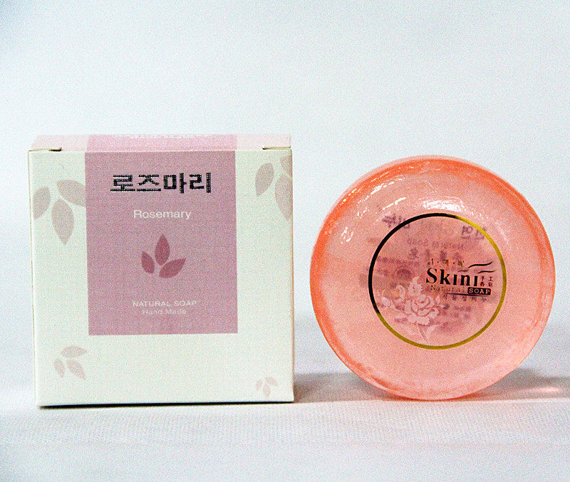 韩国诗凯妮SKINI正品天然纯植物香草迷迭香手工皂紧致润肌肤 包邮
