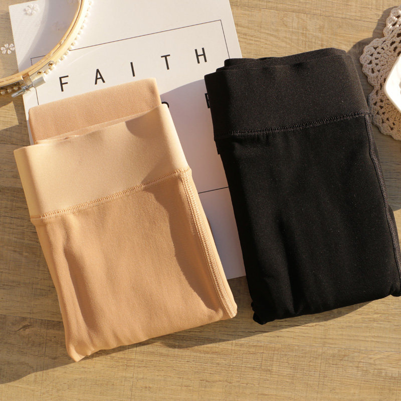 日本连裤袜女生打底裤加绒加厚可外穿光腿神器保暖一体裤袜肤色