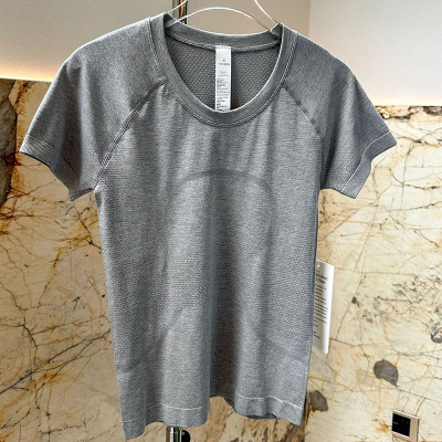 运动女圆领T恤瑜伽健身短袖T恤