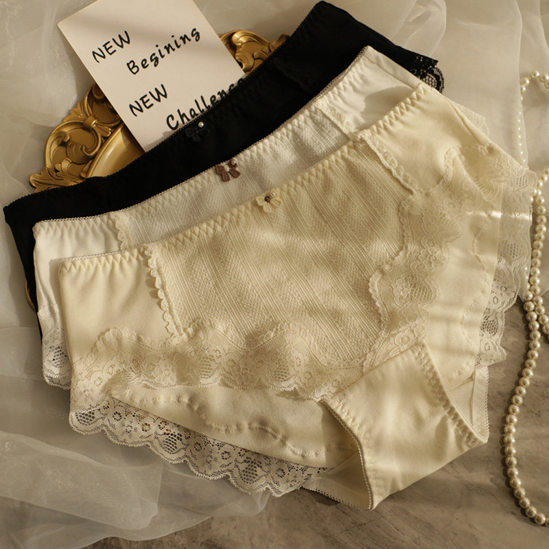 法式复古甜美可爱蝴蝶结女士三角裤日系清新2025新款纯棉裆内裤女,女士内衣/男士内衣/家居服,女三角裤,淘宝优惠券,粉丝福利购,淘宝优惠卷