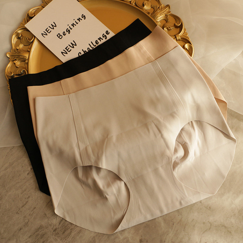 三条装夏季无痕内裤女薄款中腰性感女生蜜桃臀三角裤隐形底裤透气,女士内衣/男士内衣/家居服,女三角裤,淘宝优惠券,粉丝福利购,淘宝优惠卷