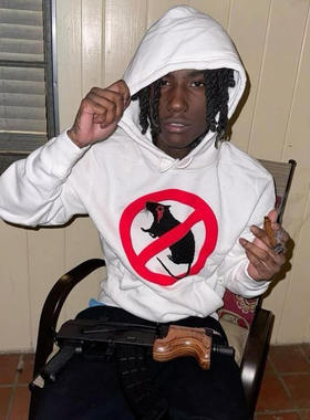 OsamaSon x Diablo “No Rats Allowed” hoodie 连帽卫衣 潮