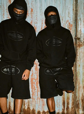 Corteiz CRTZ RTW OG Alcatraz Sweatshirt Triple Black 卫衣