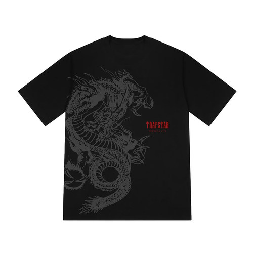 Trapstar London Drago Tee - Black Tshirt 说唱 短袖 短Ｔ潮