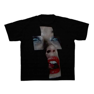 LOCKED IN CROSS OPIUM T-SHIRT  短袖 潮 说唱  T恤 tee