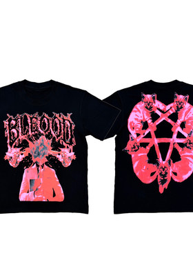 Bleood Tour Merch Tee会场限定印花短袖T恤