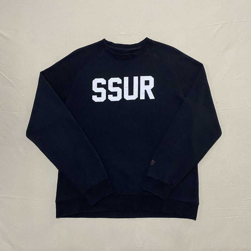 SSUR Black  New York Sweatshirt Crewneck 圆领卫衣 上衣 潮