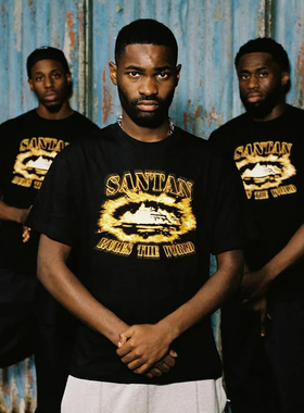 Corteiz x DAVE Santan Alcatraz Orange Flame惡魔島 短袖 短T