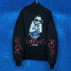 Awge A$Ap Rocky Don'T Be Dumb Rugahand Hoodie Rap Hooded Sweatshirt Trendy