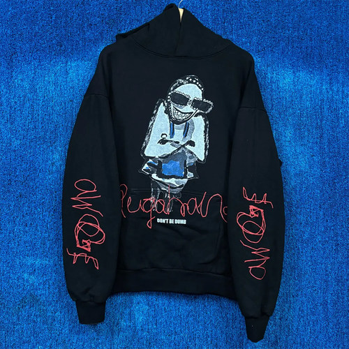 AWGE A$AP rocky dont be dumb rugahand hoodie说唱 连帽卫衣 潮