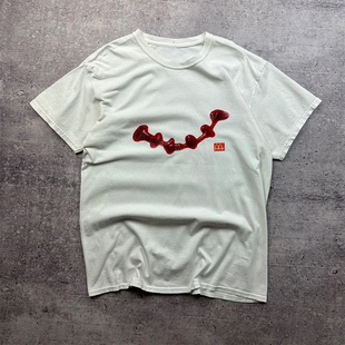 Travis-Scott-x-McDonalds-Ketchup-T-Shirt 恶搞 街头 搞怪 T恤