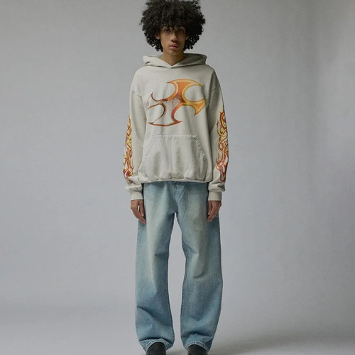 Basketcase Gallery BEYBLADE A Washed Cream Hoodie 帽T 卫衣