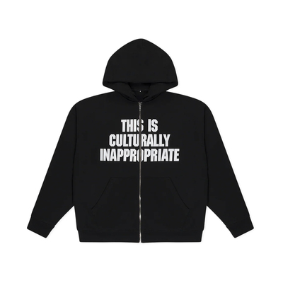 Clipse This is Culturally Inappropriate Hoodie 拉链连帽卫衣