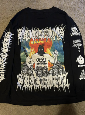 $uicideboy$ X G59 Grave Digger  Shakewell 联名 上衣 长袖 潮