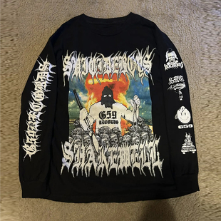 $uicideboy$ X G59 Grave Digger  Shakewell 联名 上衣 长袖 潮