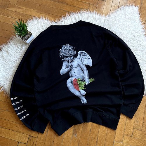 Young Thug Thugger Rap Angel Print Graphic Sweatshirt卫衣 潮