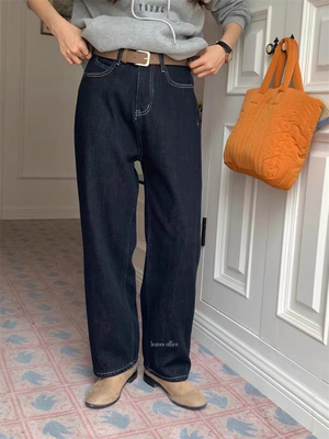 通勤长裤加厚复合绒2023秋冬