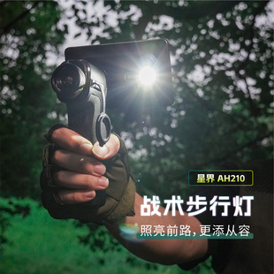 手持热成像夜视仪星界探险旅游探测红外热成相热像仪战术步行灯