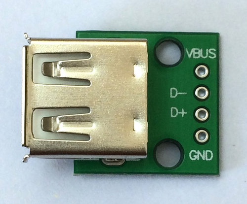 usb转接板接头diy充电接线端子