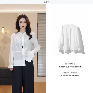 【云帛裁秋•枫月】秋日长袖小衫，如秋风拂过肌肤般温润妥帖6121