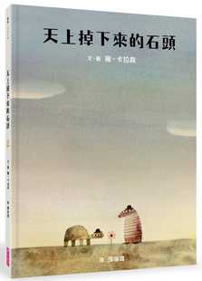 亲子天下 课外阅读趣味插画绘本启发孩子思考想像能力儿童书籍 天上掉下来 石头 台版 雍 卡拉森 预售