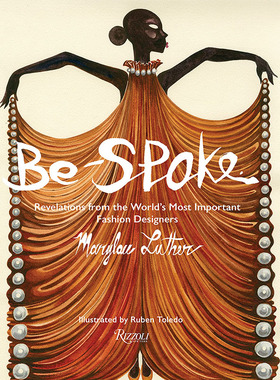 【特价清仓】英文原版 Be-Spoke 定制 Rizzoli Marylou Luther 来自世界上*重要的时装设计师的启示服装设计书籍