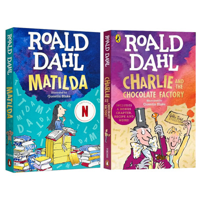 【现货】查理和巧克力工厂 英文原版 Charlie and the Chocolate Factory 马蒂尔达Matilda儿童课外读物小说与文学书籍