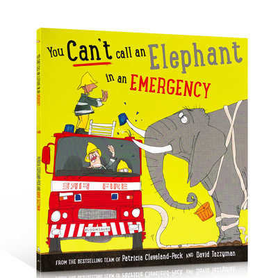 【预售】英文原版 You Can t Call an Elephant in an Emergency 你不能在紧急情况下给大象打电话 亲子共读启蒙儿童英语绘本书籍