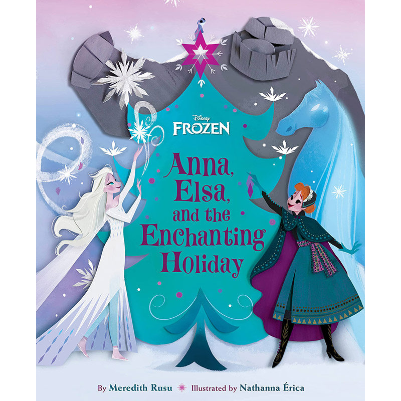 【现货】英文原版frozen  anna elsa and the enchanting holiday