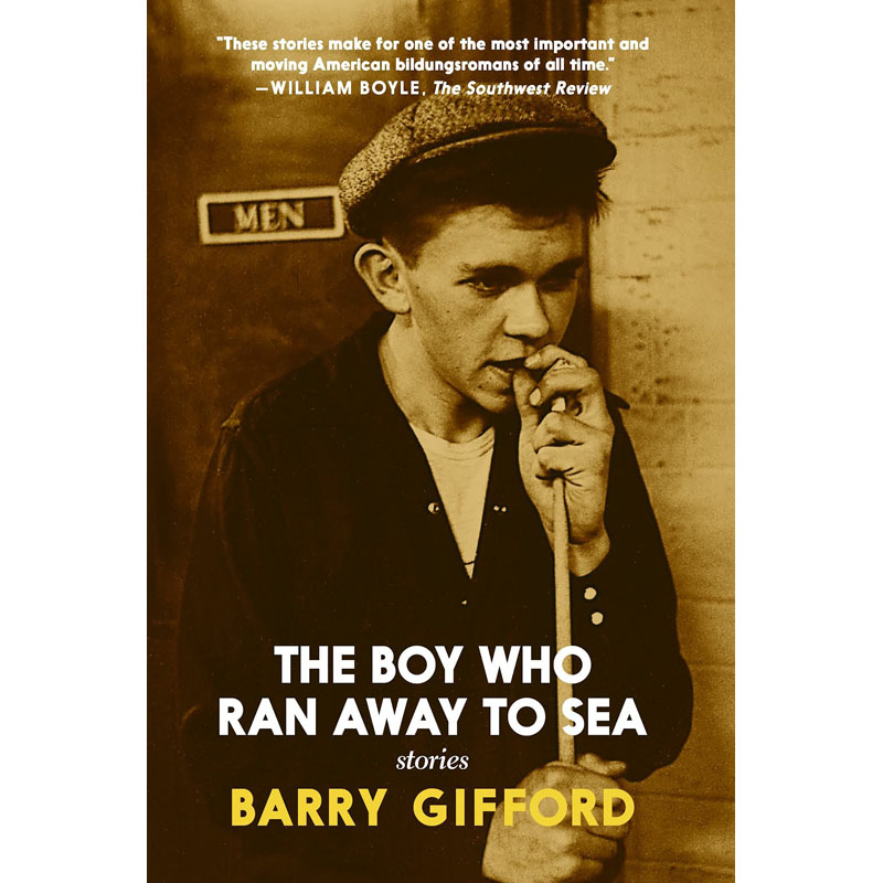 【预售】英文原版 The Boy Who Ran Away To Sea逃到海里的男孩 Barry Gifford一封情书对支撑生活的童年经历的赞颂文学小说书籍-封面