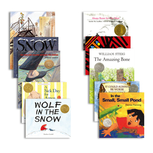 【特价清仓】英文原版 Caldecott Award Winning 10Book Pack 获凯迪克大奖的10本套装 儿童图画故事趣味英语阅读启蒙儿童绘本书籍