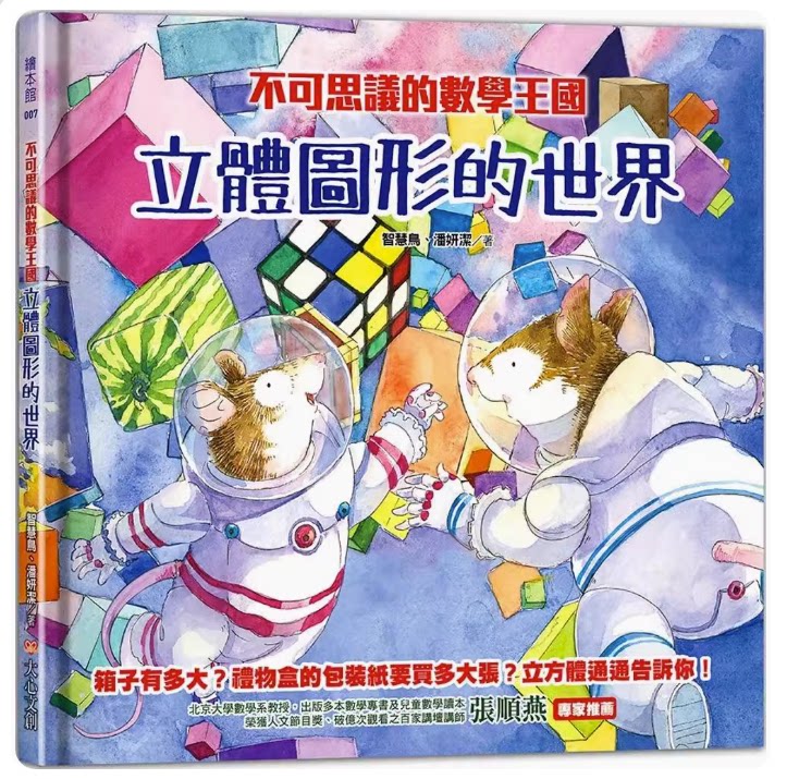 立体图形的世界 大心文创 智慧鸟 课外读物数学知识插画绘本儿童启蒙