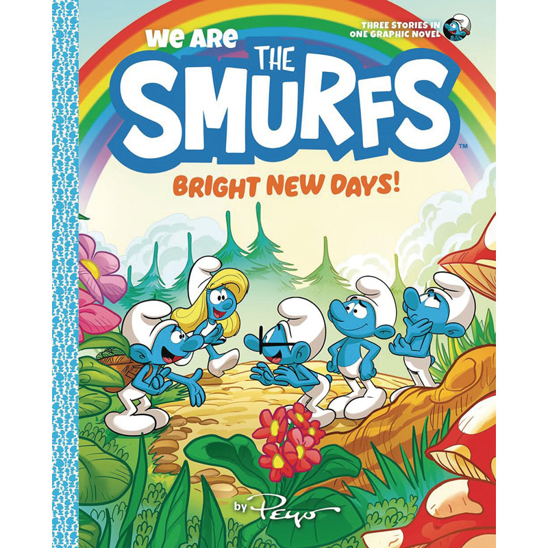 【预售】英文原版We Are the Smurfs Bright New Days! 我们是蓝精灵 光明的新的一天！AMULET  Peyo 幽默漫画与图画故事书籍