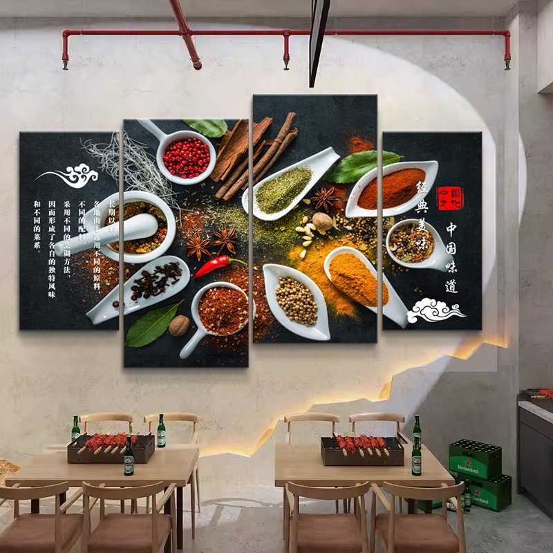 川菜馆湘菜馆挂画火锅店壁画