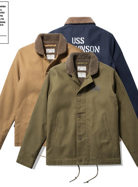 AK男装集市店字母印花N-1夹克航母甲板服DECK JACKET羊羔绒棉服
