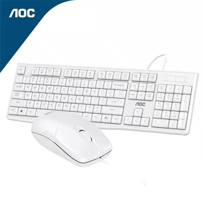 KM210有线键盘鼠标套装台式笔记本电脑办公家用键鼠套装