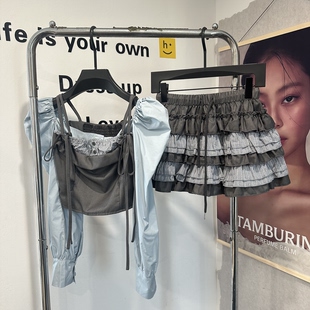 广州源头自家工厂2026春夏新款女装法式慵懒复古刺绣套装高级感