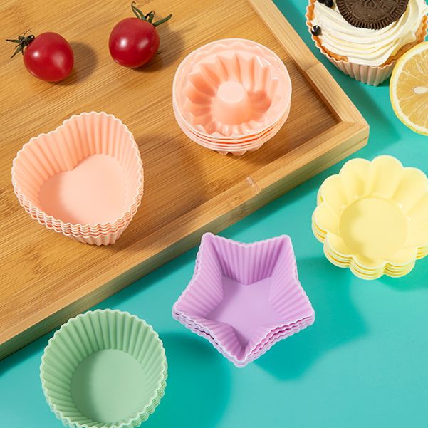 日本进口硅胶蛋糕模具烘焙发糕蒸糕米糕马拉糕点重复使用家用专用