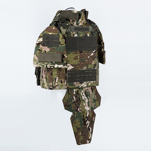 激光快拆CP迷彩全防护战术背心挂件 多功能战术防护马甲运动装备