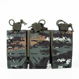 战术背心扩展包弹夹套胸挂前面板三联弹夹包挂包olle拓展工具副包