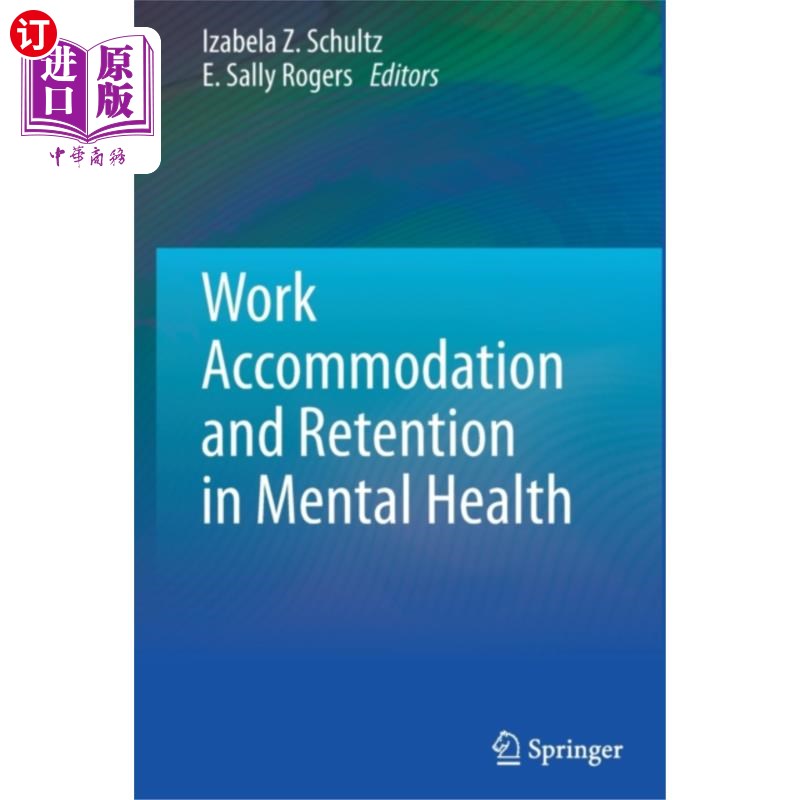 海外直订Work Accommodation and Retention in Mental Health心理健康方面的工作安排和保留