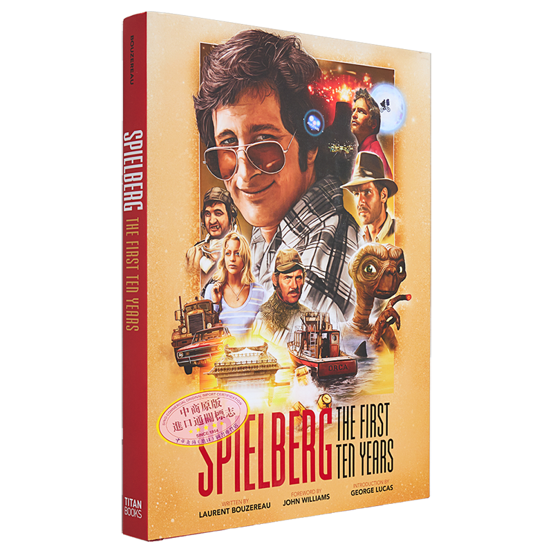 现货 斯皮尔伯格 前十年 英文原版 Spielberg The First Ten Years Laurent Bouzereau 影视导览书 电影画册【中商原版】